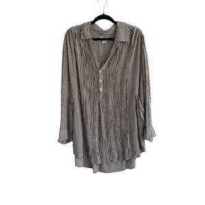 Torrid Festi Relaxed Popover Tunic Stripes Women's Size 2X